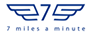 7 miles a second logo